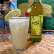 Pina Colada Wine Cocktail made with Grinder's Switch Winery Blondy wine