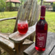 Raspberry Lemonade wine cocktail made with Grinder's Switch Winery Razzbury wine