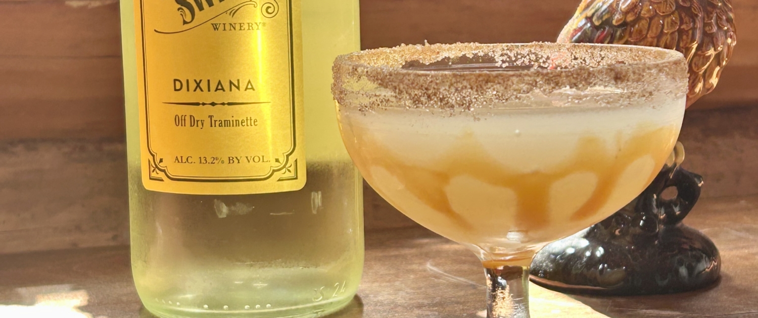 Sweater Weather wine spritz with Grinder's Switch Winery Dixiana