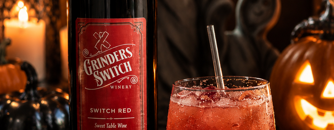 Blood Moon Spritz with Grinders Switch Winery Switch Red