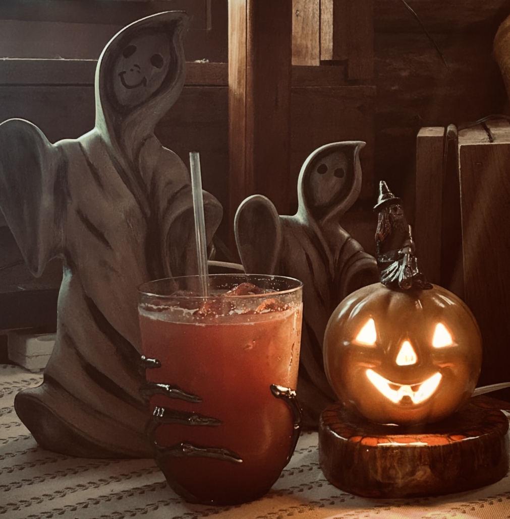 Blood moon spritz made with Grinders Switch Winery Switch Red